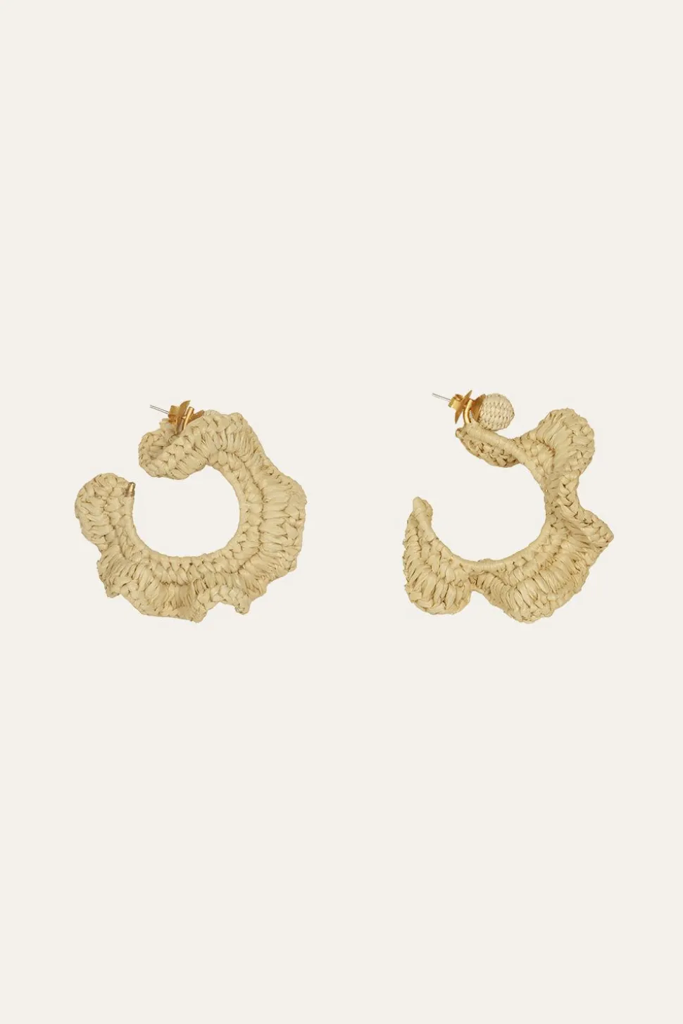 Dance Elements Hoops In Ecru