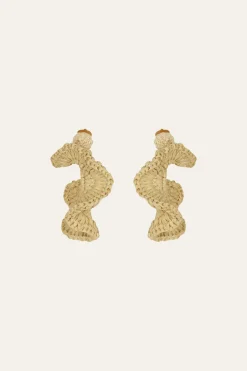 Dance Elements Hoops In Ecru