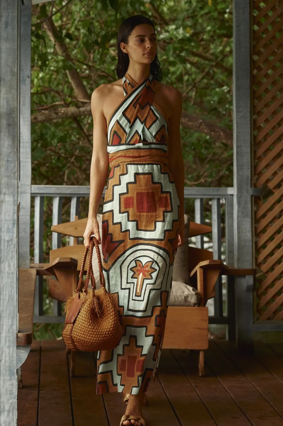 Energetic Patterns Dress