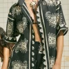 Paisley Situation Shirt In Black