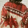 Paisley Situation Shirt In Red