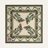 Secret Life Of Funghi Cloth Napkins In Green Set Of 4