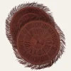 Sol Naciente Placemat In Terracota Set Of 4