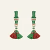 Swahili Earrings In Jade