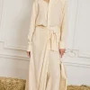 Sweet Palm Skirt In Ecru