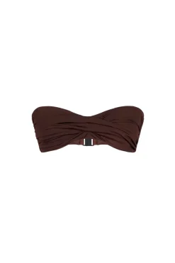 Tangarana Bikini Top In Chocolate