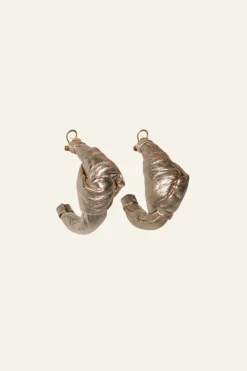 Town Date Hoops In Gold