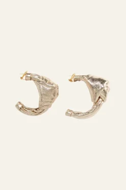 Town Date Hoops In Gold