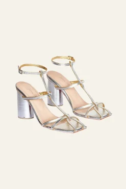 Veracruz Heels In Silver